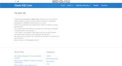 Desktop Screenshot of geek-kb.com